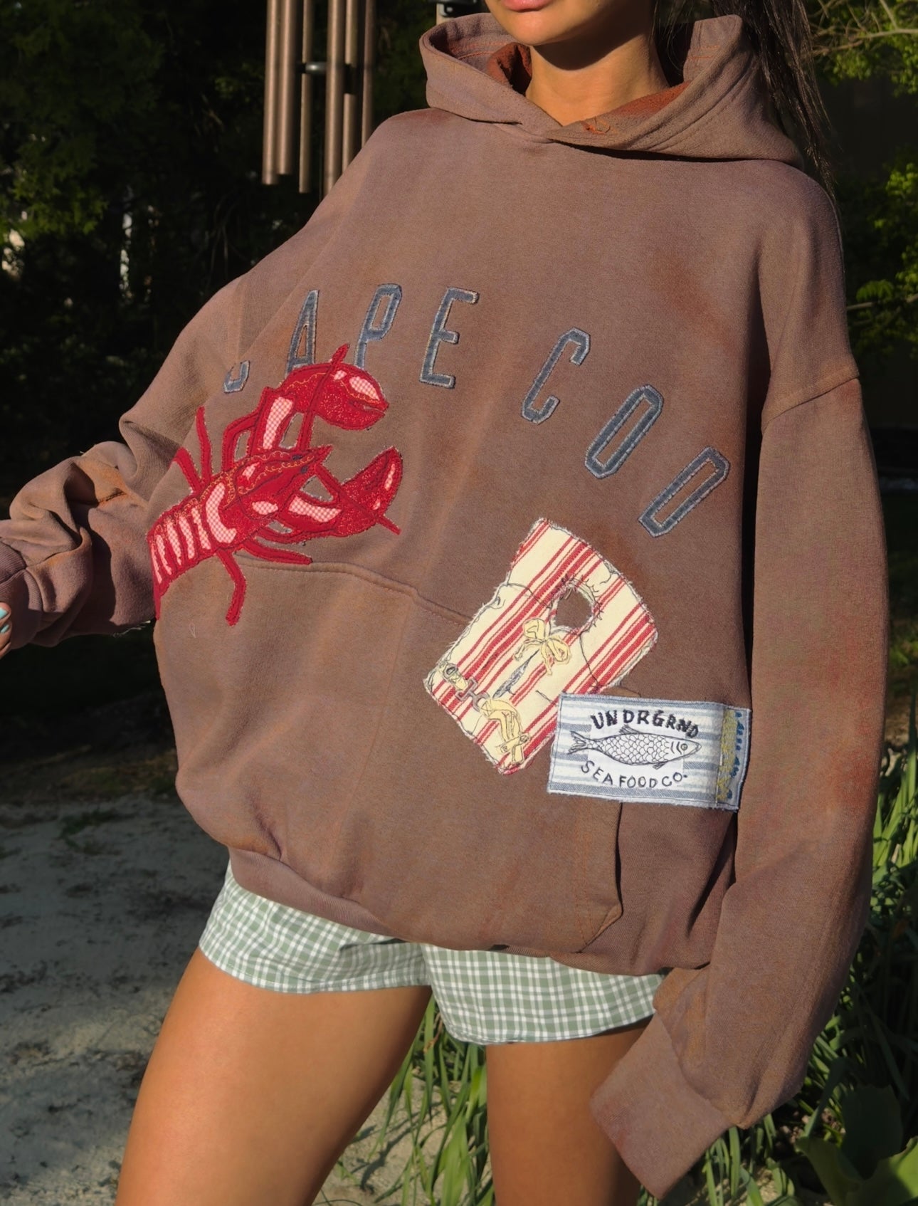 VINTAGE CAPE COD PATCH HOODIE