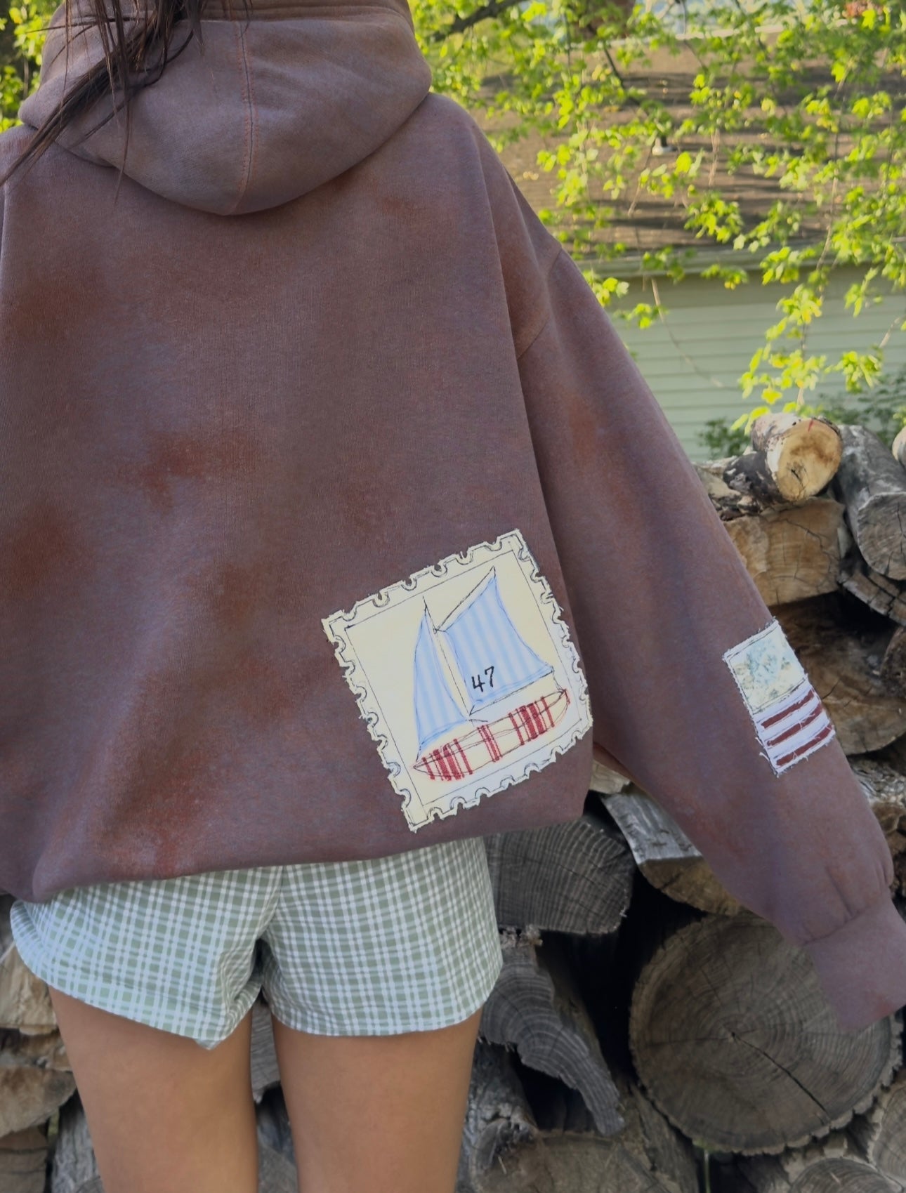 VINTAGE CAPE COD PATCH HOODIE