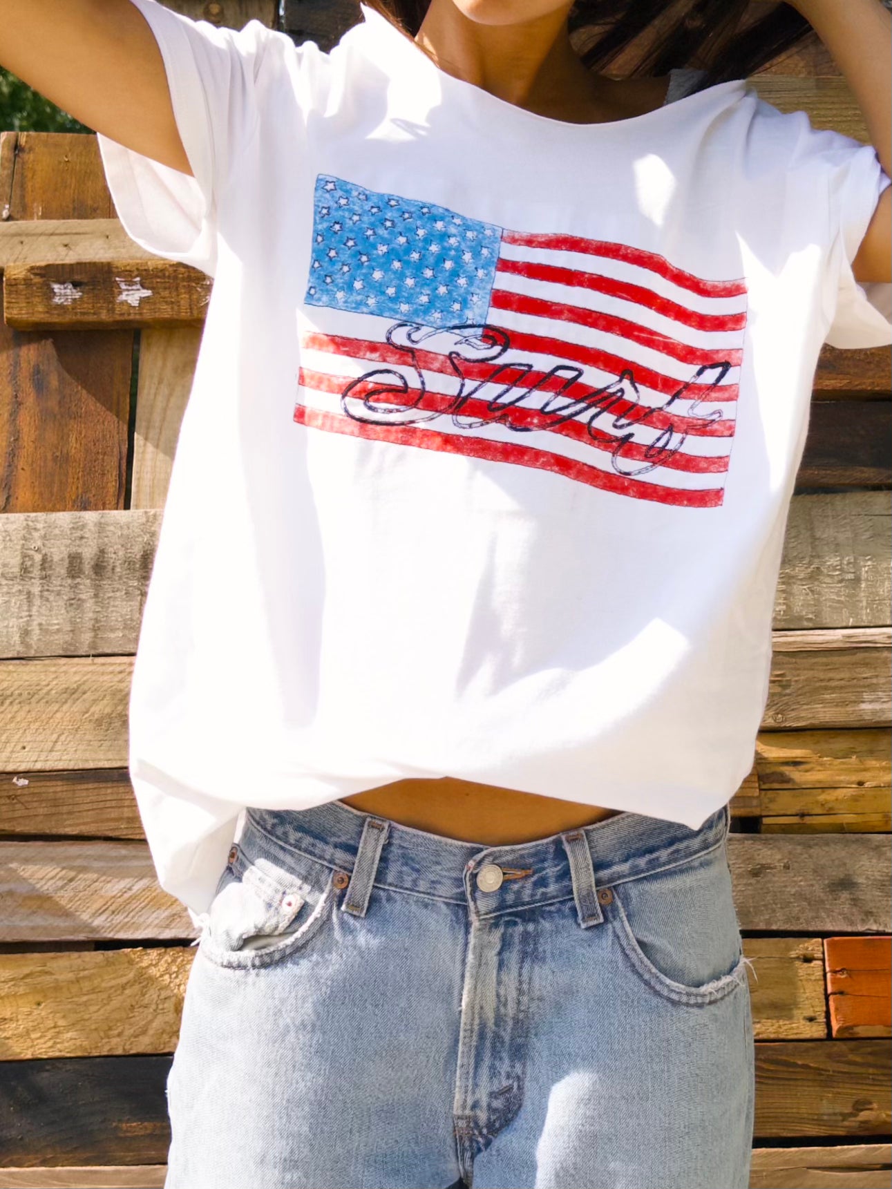 AMERICAN SUMMER TEE - STITCHED