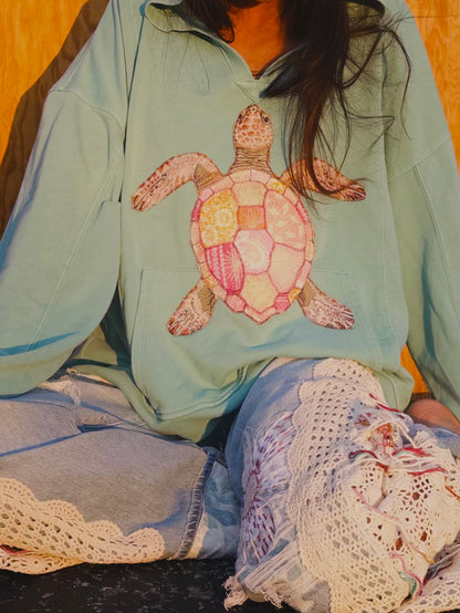 PRETTY IN PINK TURTLE