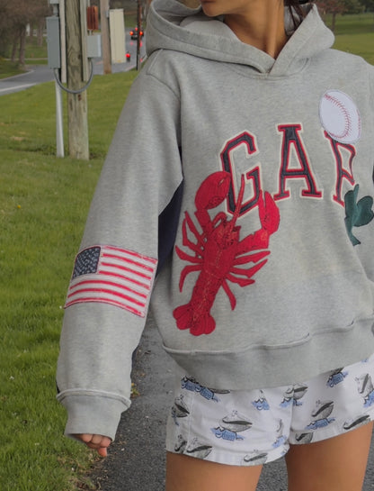 NEW ENGLAND PATCH HOODIE
