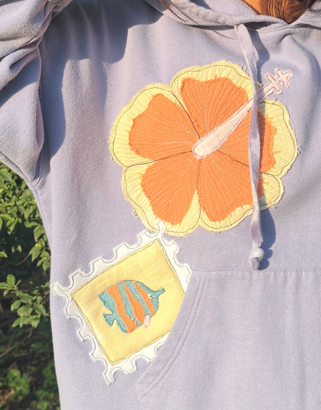 HIBISCUS STAMP HOODIE