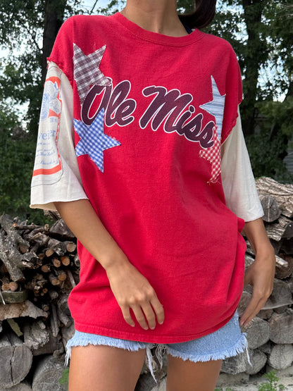 OLE MISS BUDWEISER TEE