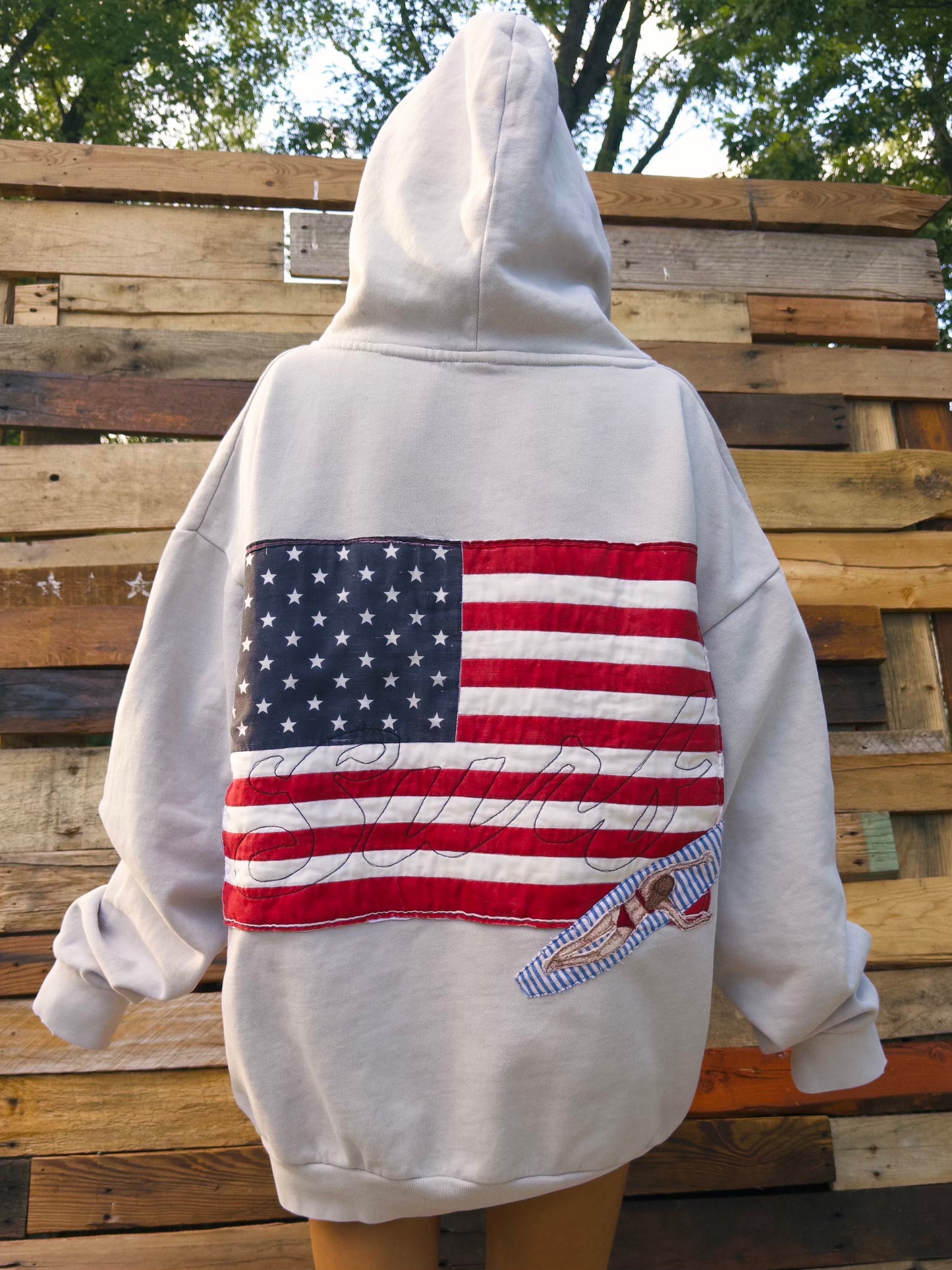 SALTWATER HOODIE - AMERICANA CREAM