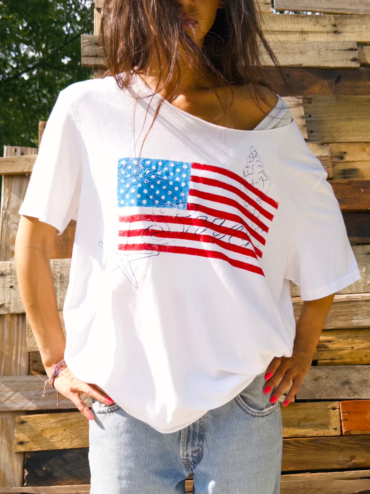 AMERICAN SUMMER TEE - TIDE POOL