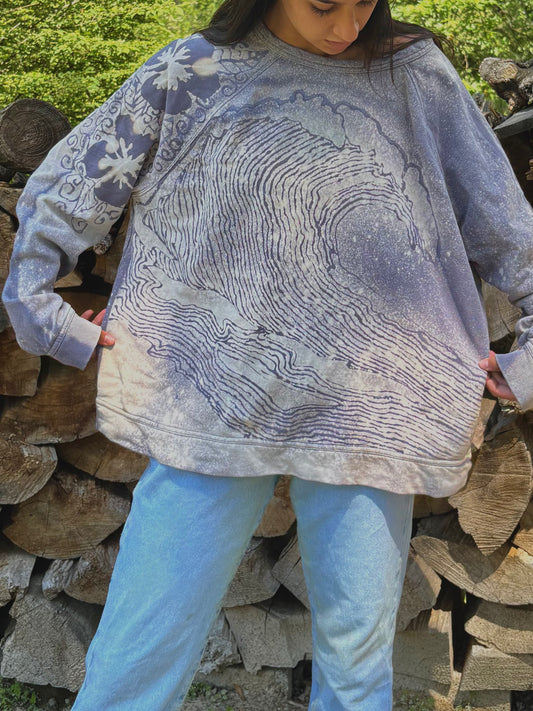WAVE CREWNECK