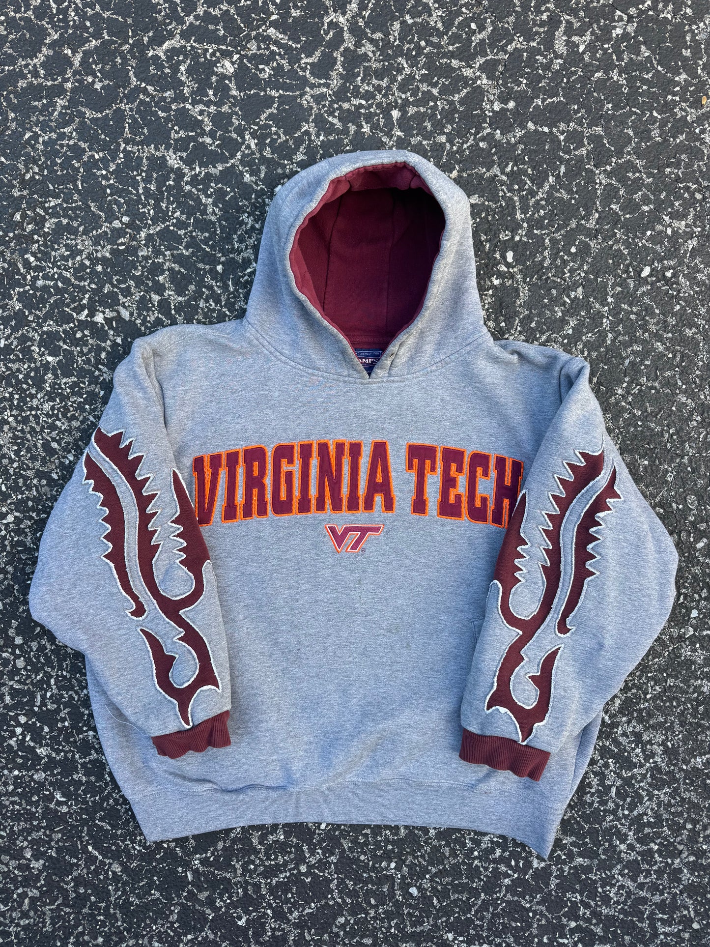 VIRGINIA TECH COWBOY BOOT HOODIE