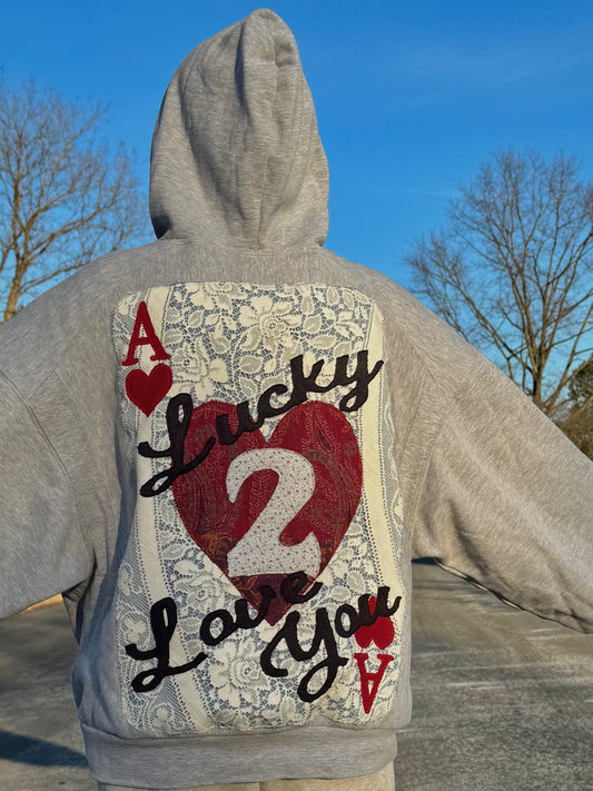 Lucky To Love You Hoodie